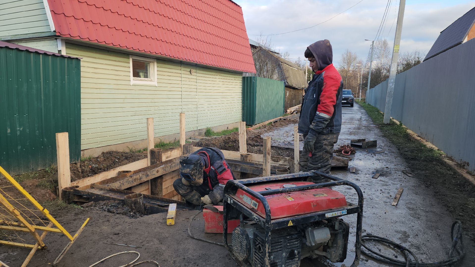 Канализация , Лобня, строительство канализации,