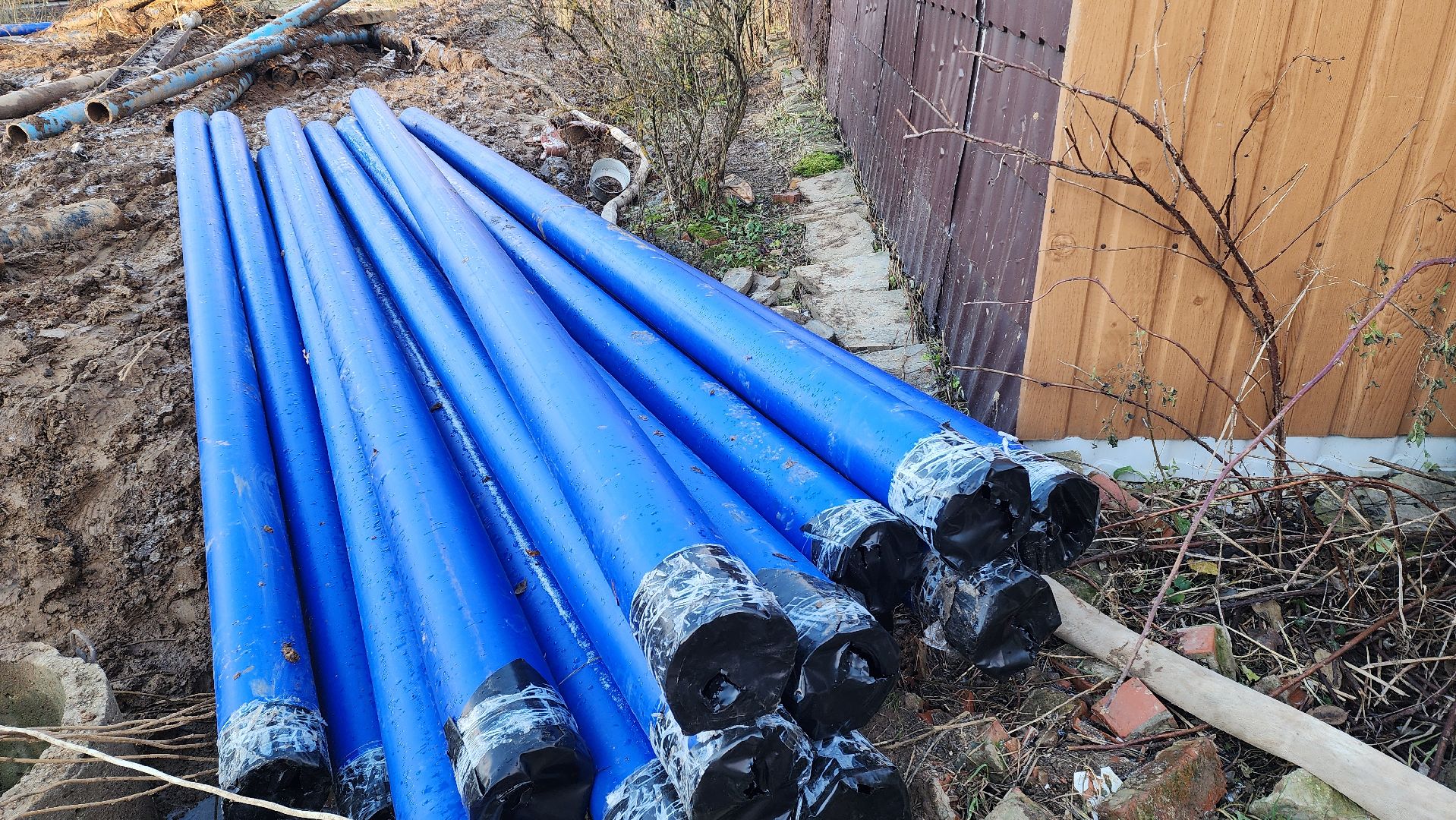 Канализация , Лобня, строительство канализации,