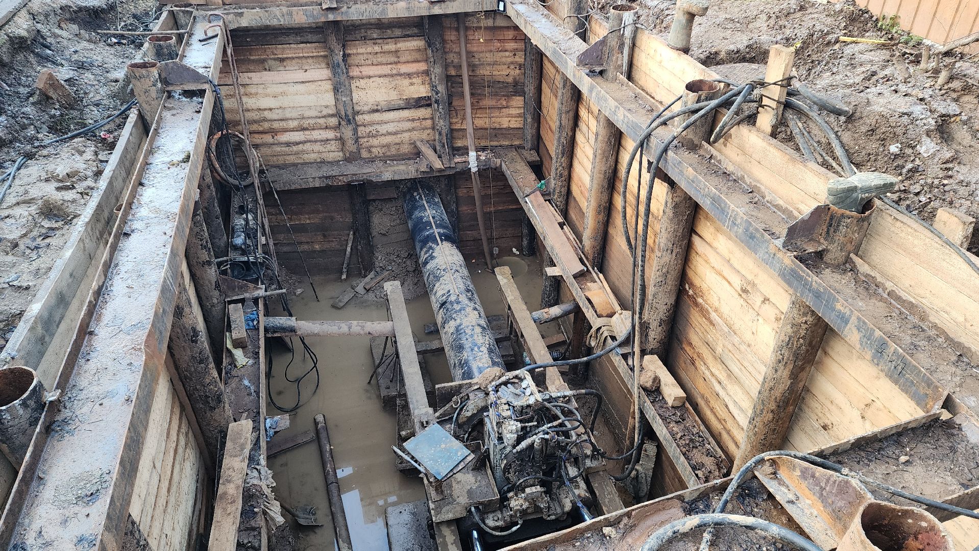 Канализация , Лобня, строительство канализации,