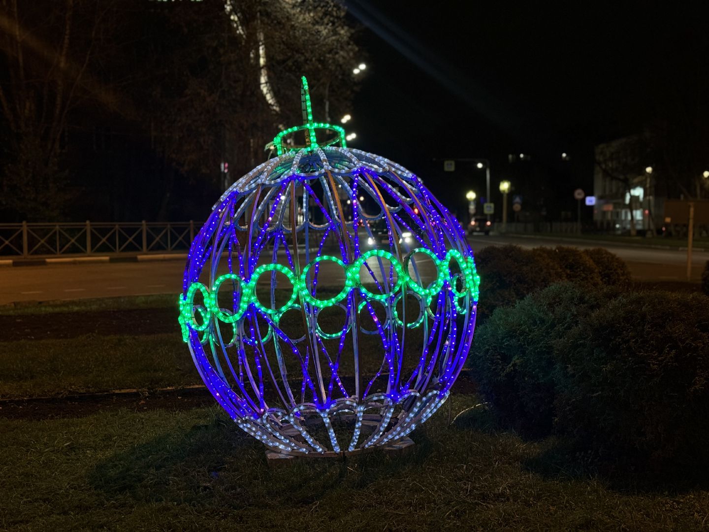 новый год, зима в подмосковье, ленинский городской округ, украсили город,