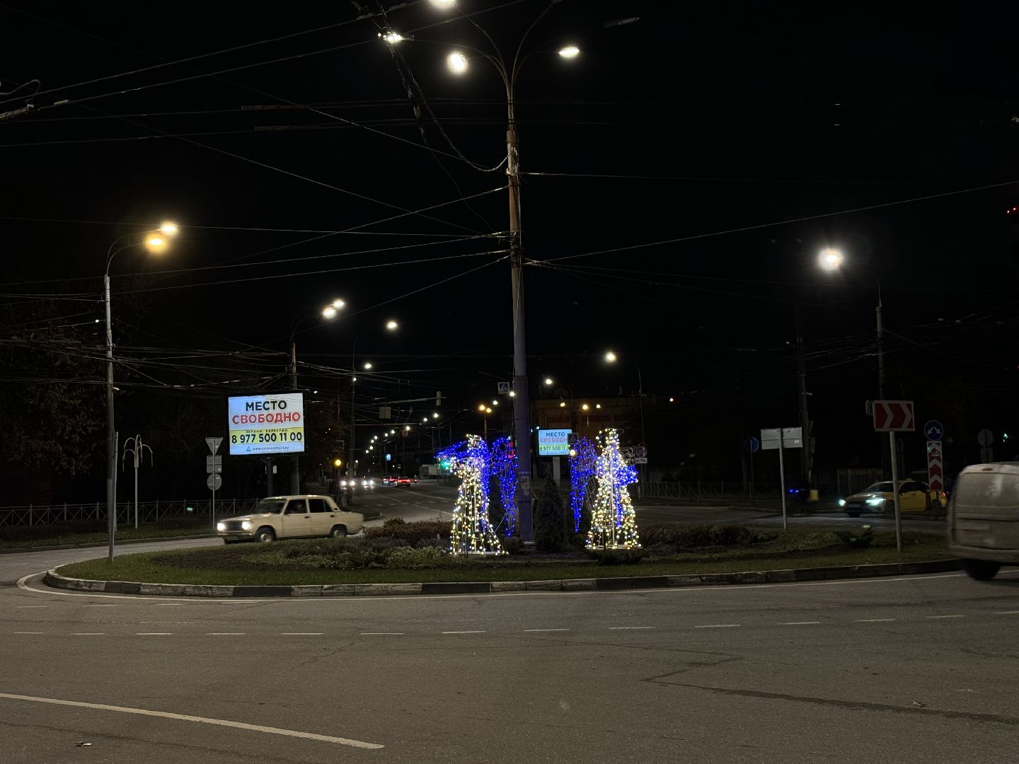 новый год, зима в подмосковье, ленинский городской округ, украсили город,