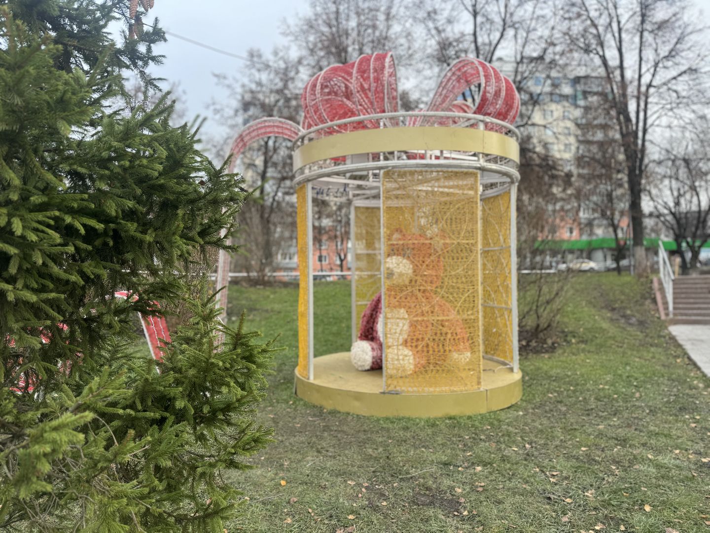 новый год, зима в подмосковье, ленинский городской округ, украсили город,