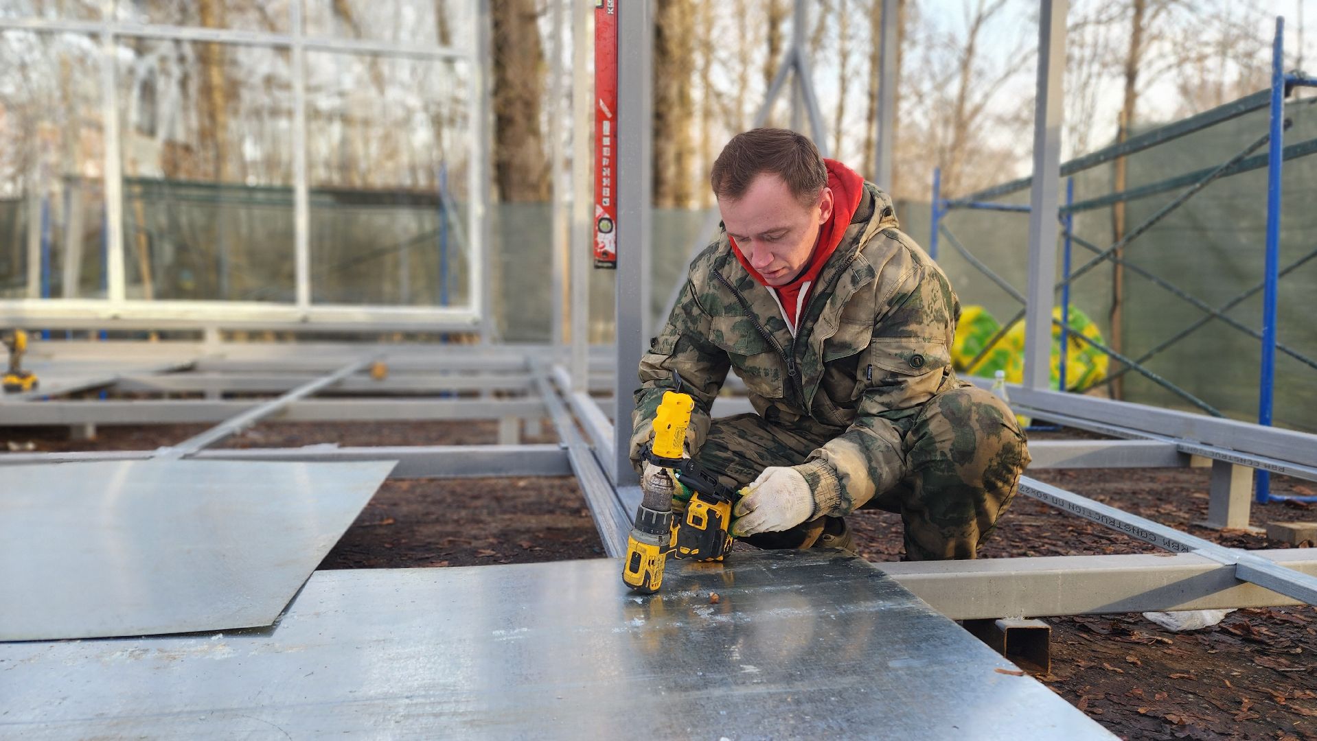 клин, сестрорецкий парк, украшения, резиденция деда мороза, новый год,