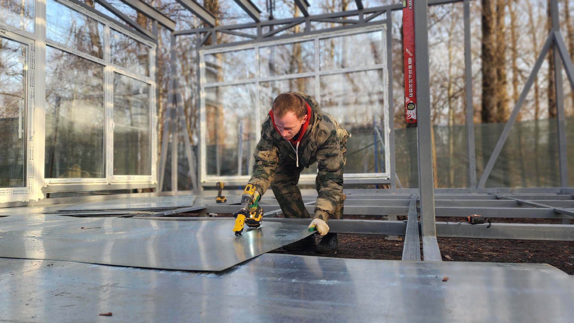 клин, сестрорецкий парк, украшения, резиденция деда мороза, новый год,