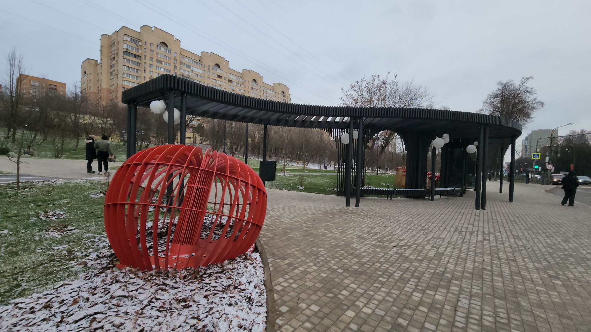 красногорск, яблоневый сквер,