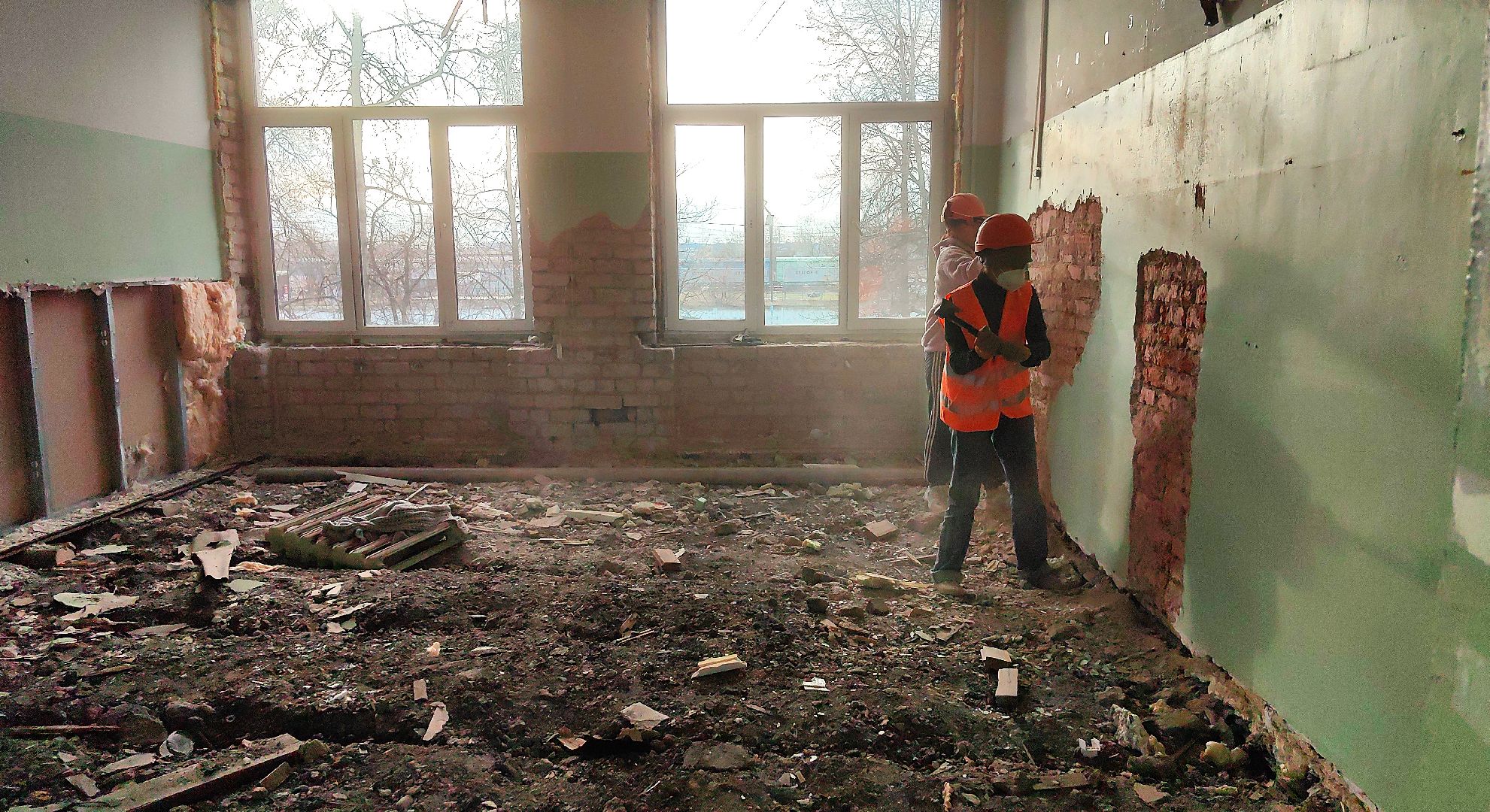 капитальный ремонт, здание, школа, ОВЗ, благоустрйство,