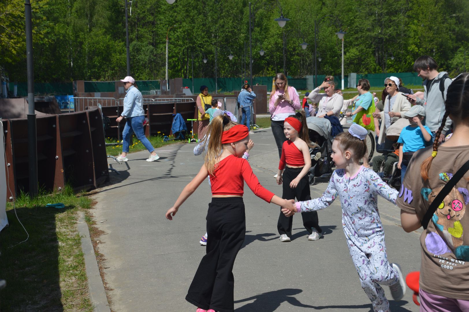Город танцует в парках, Всероссийская акция. Шатура. Парк