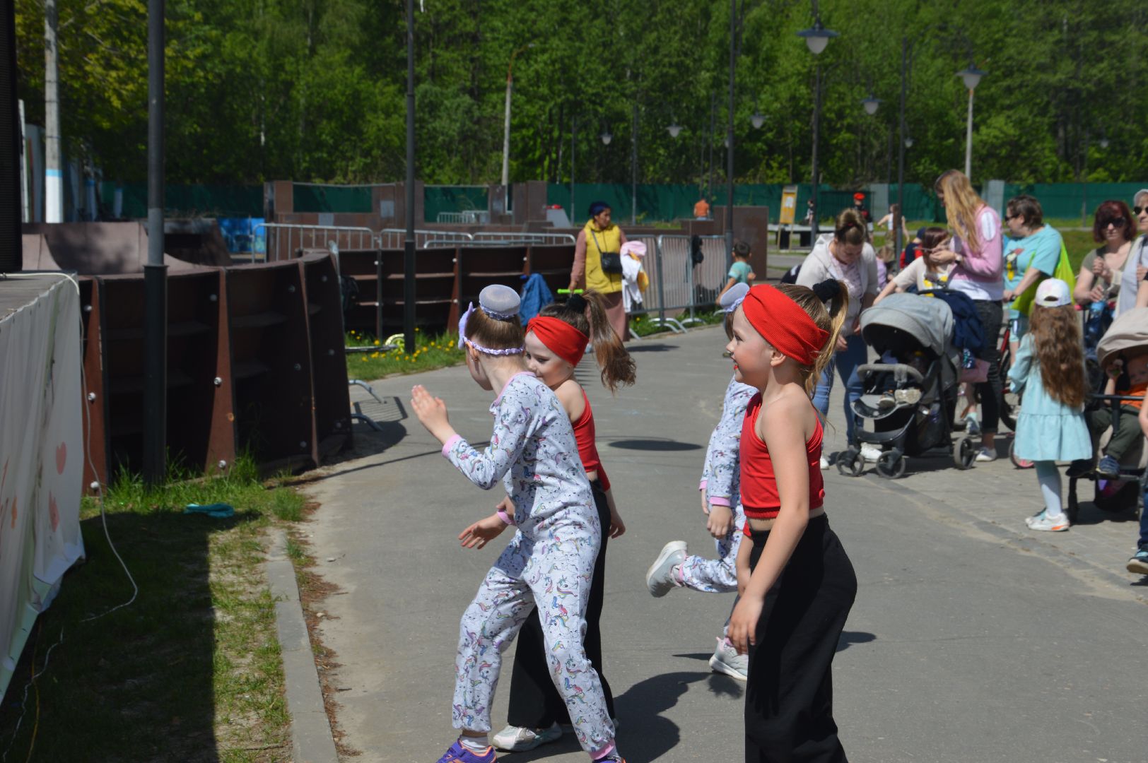 Город танцует в парках, Всероссийская акция. Шатура. Парк