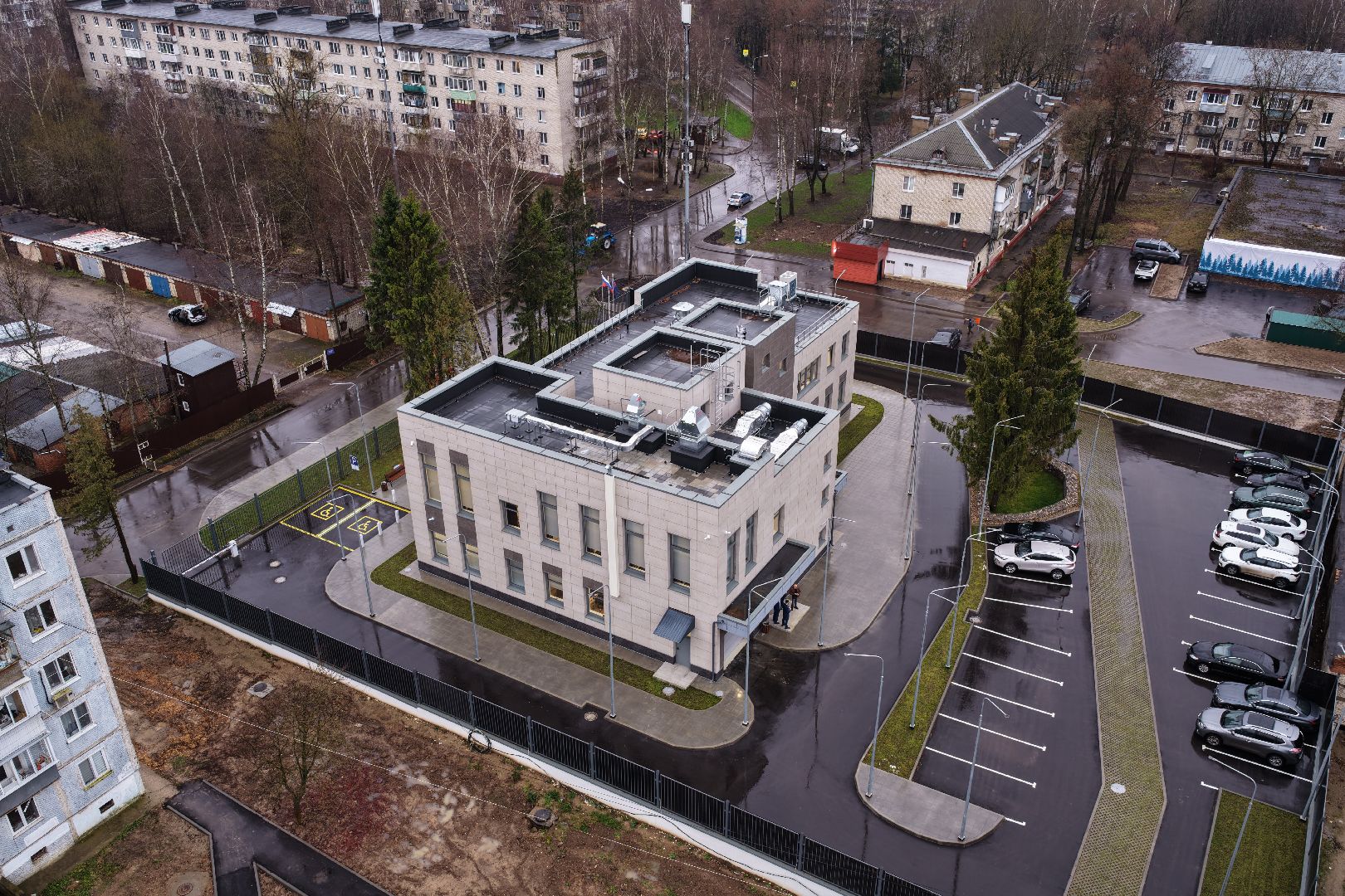 видео с коптера, здание прокуратуры, прокуратура солнечногорска,