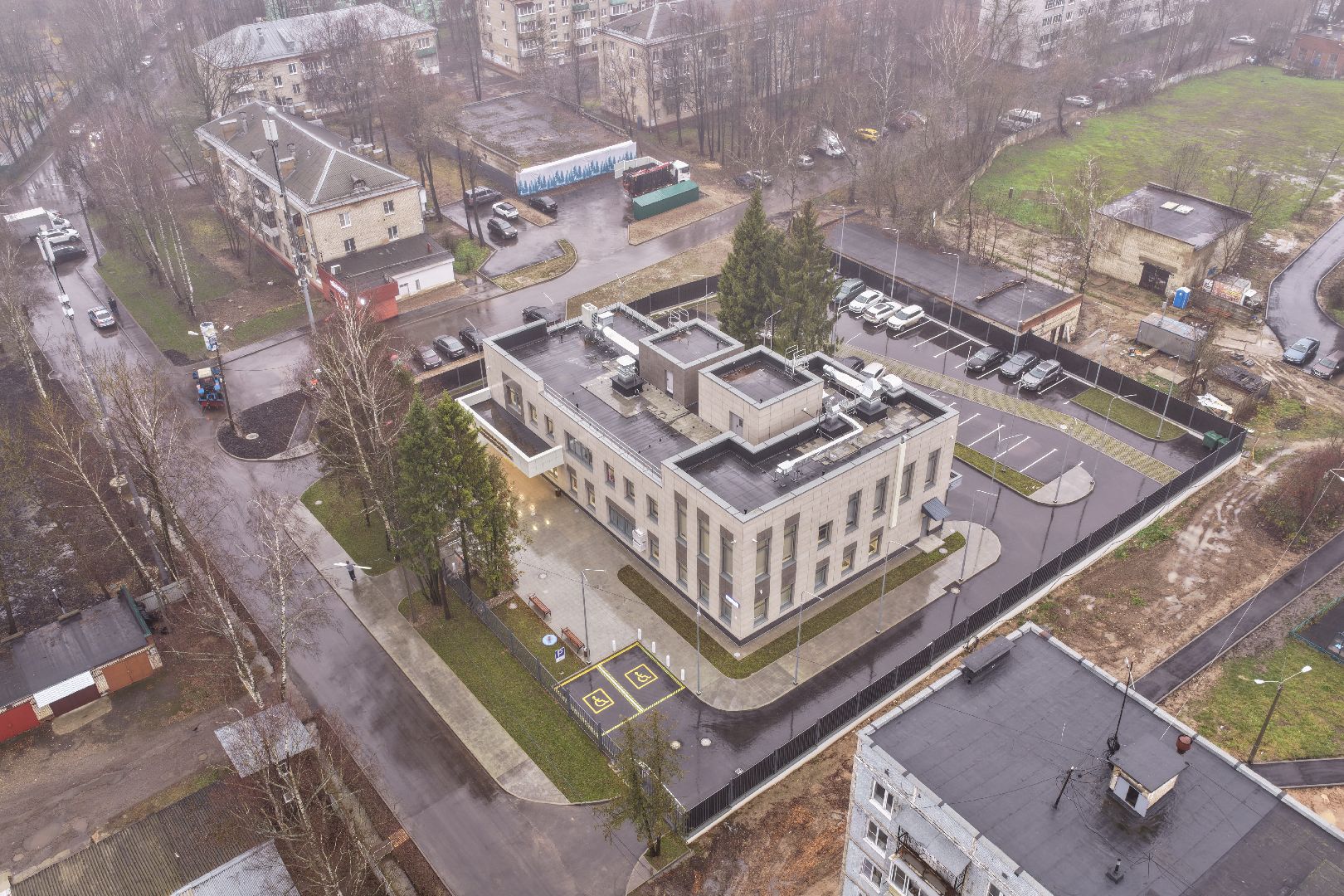 видео с коптера, здание прокуратуры, прокуратура солнечногорска,