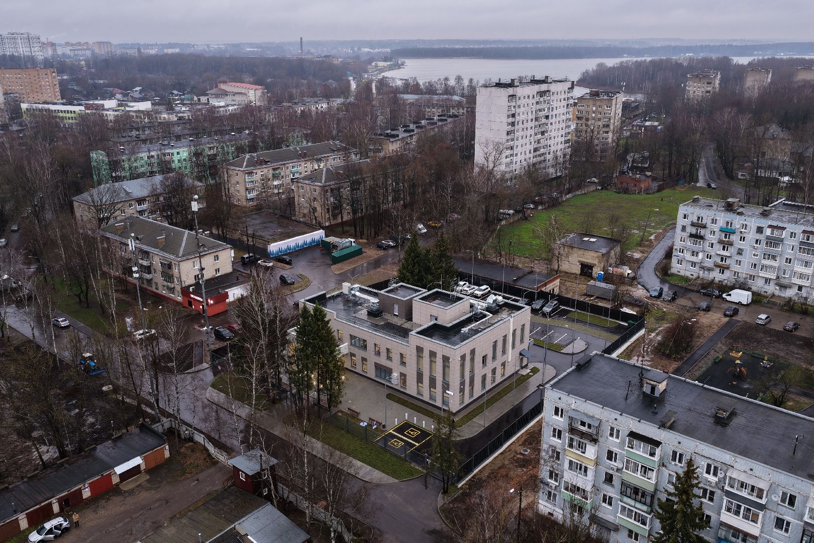 видео с коптера, здание прокуратуры, прокуратура солнечногорска,