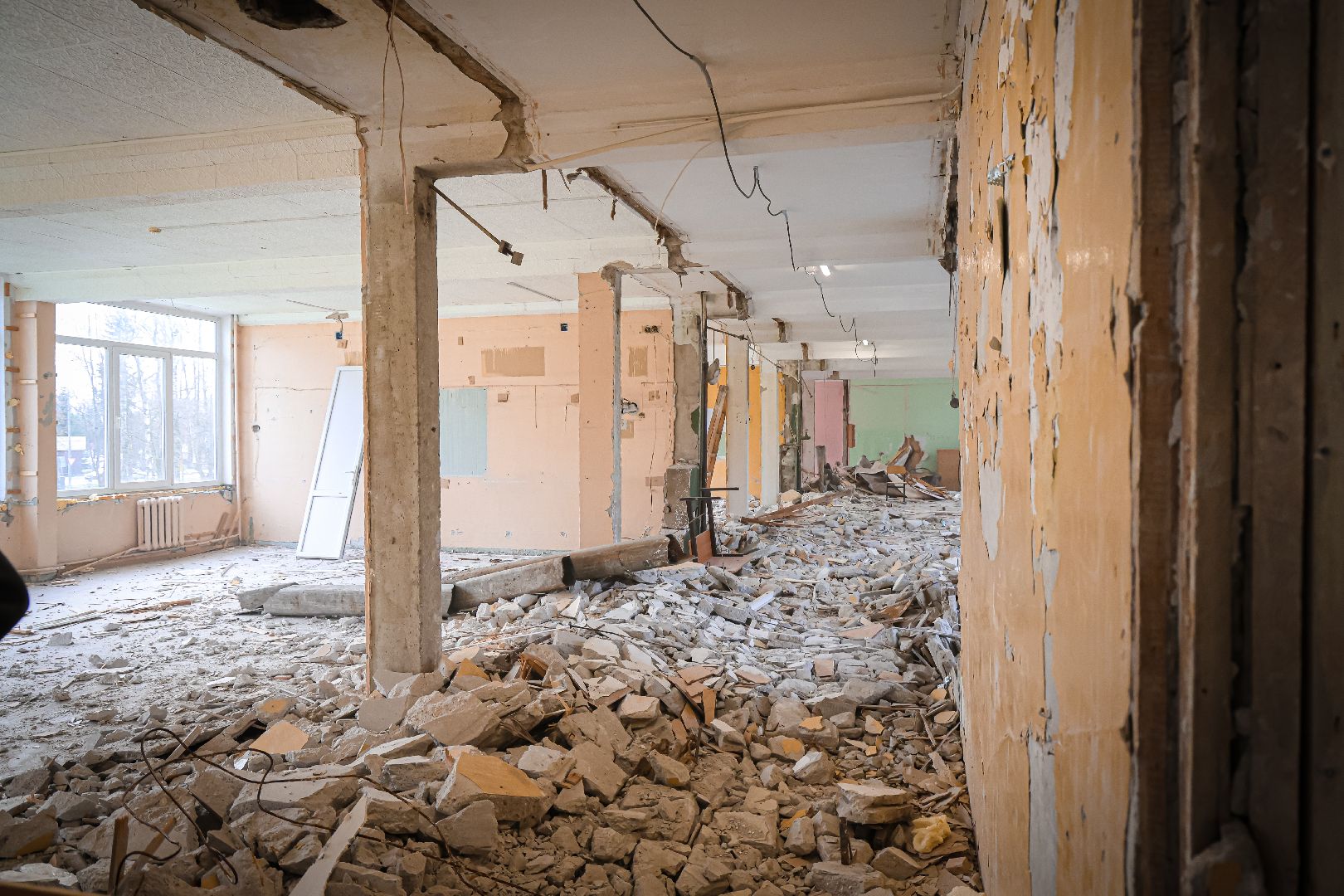 клин, общество, ремонт школы, строительство, подмосковье, образование,