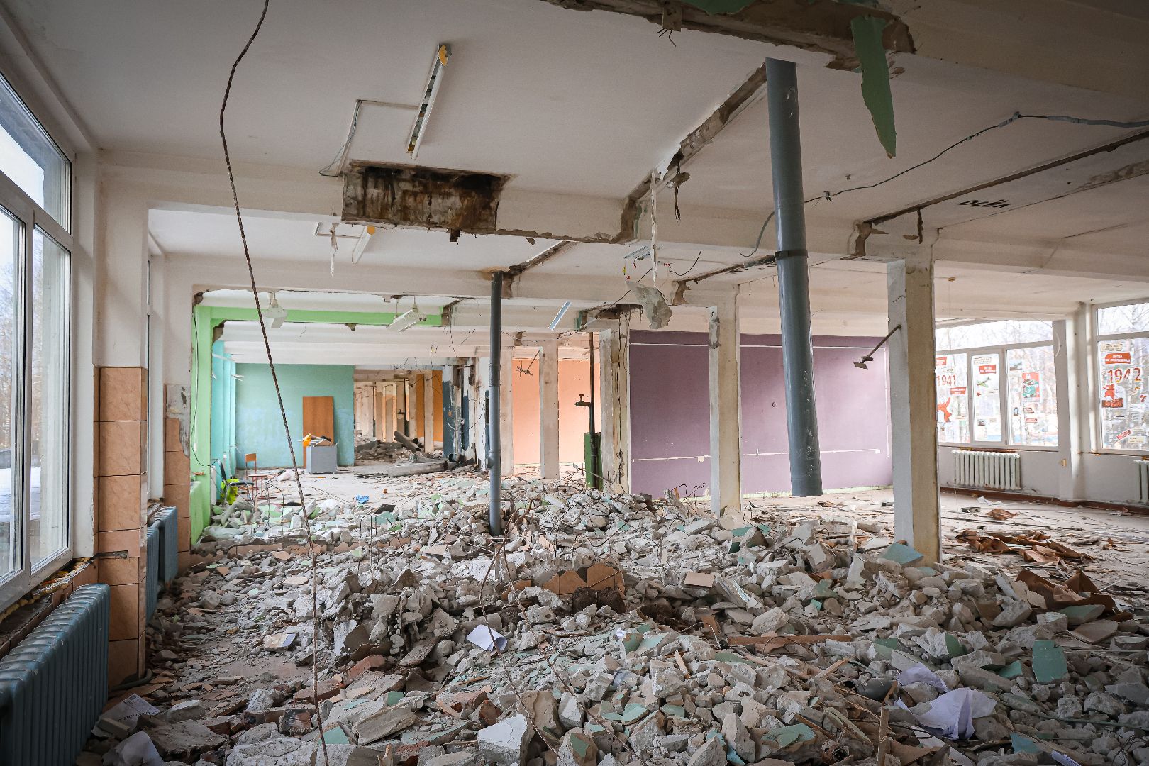 клин, общество, ремонт школы, строительство, подмосковье, образование,