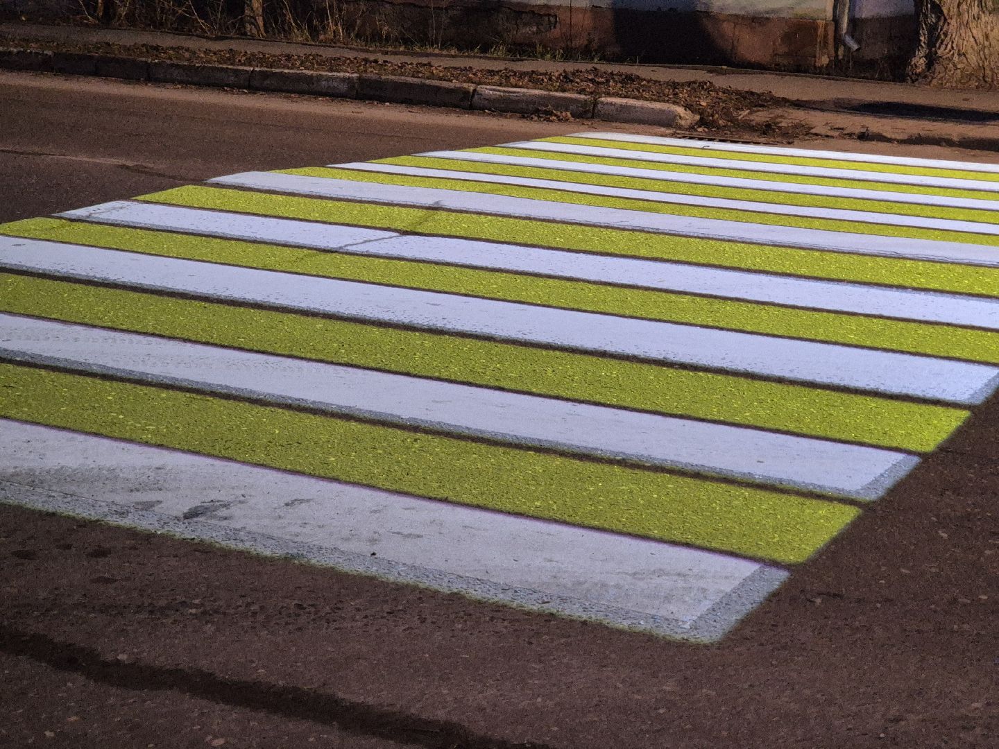 проекционная разметка, пешеходный переход, орехово-зуево,