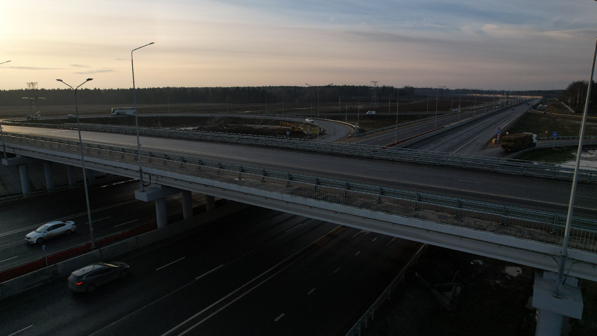 видео с коптера, трасса м-3, реконструкция трассы м-3, дороги наро-фоминск,