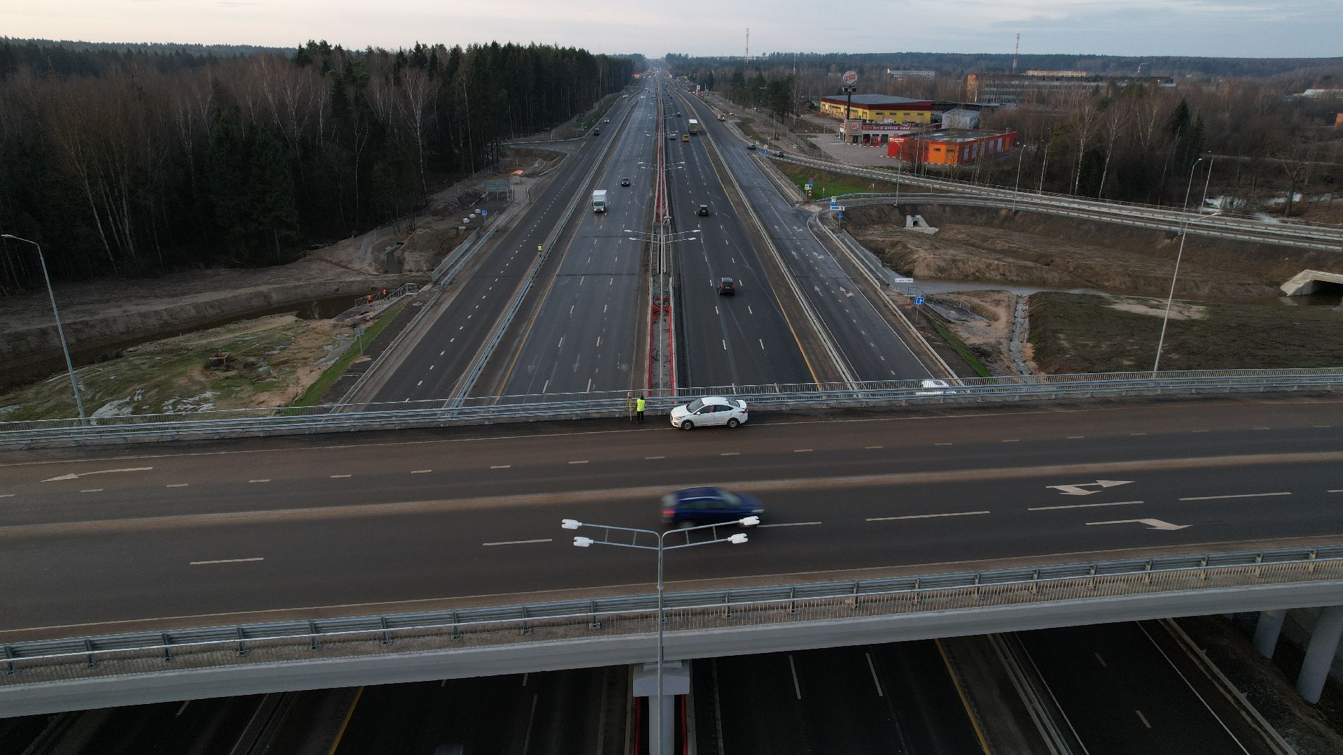 видео с коптера, трасса м-3, реконструкция трассы м-3, дороги наро-фоминск,