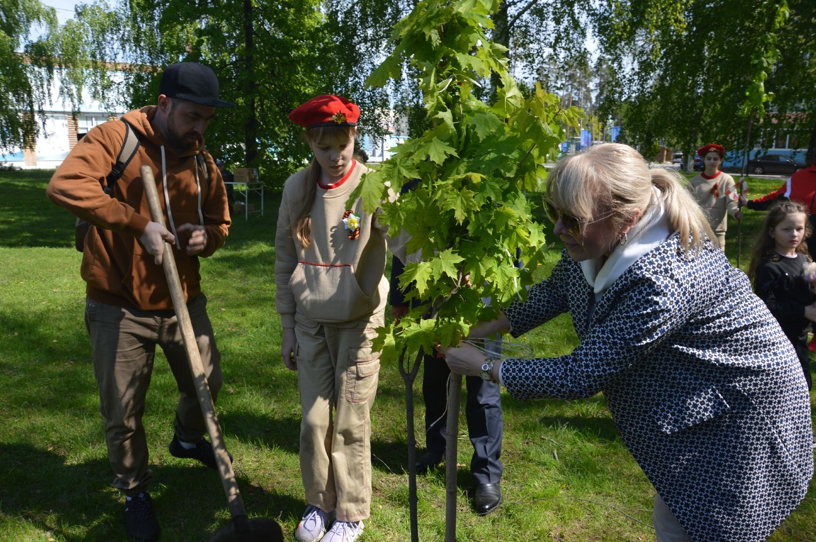 Шатура, Лес Победы, Всероссийская акция. 2369 саженцев.