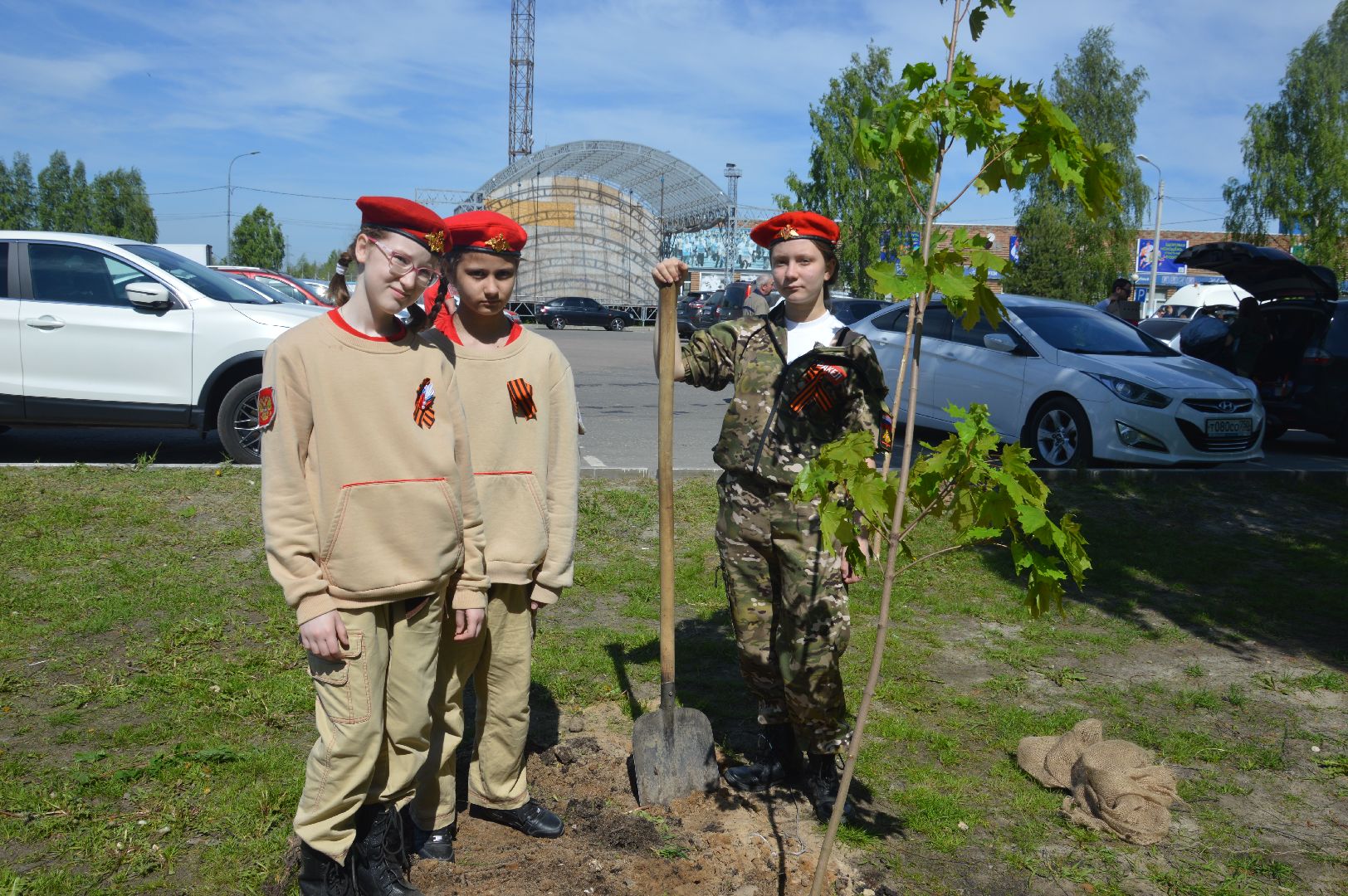 Шатура, Лес Победы, Всероссийская акция. 2369 саженцев.