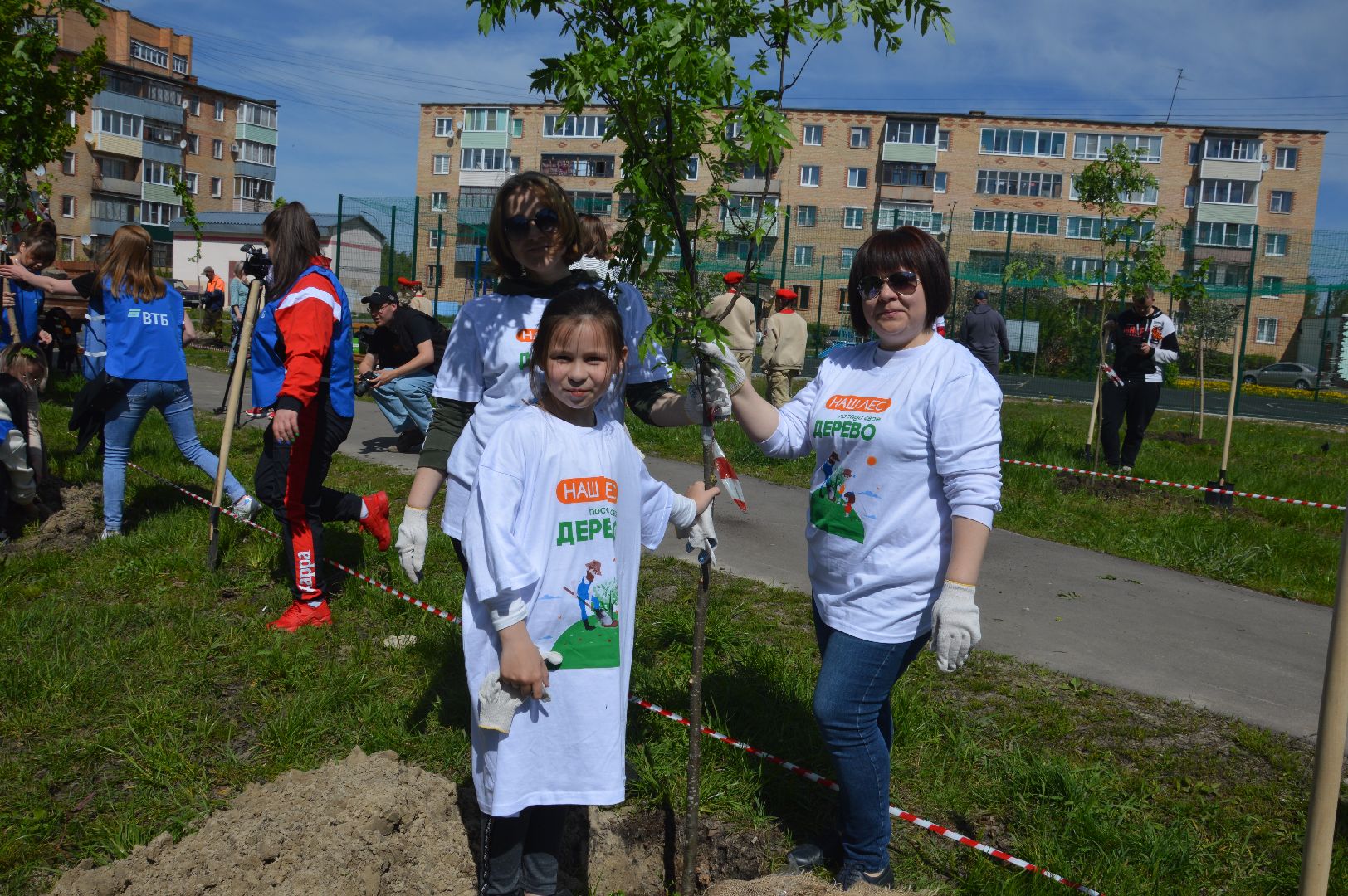 Шатура, Лес Победы, Всероссийская акция. 2369 саженцев.