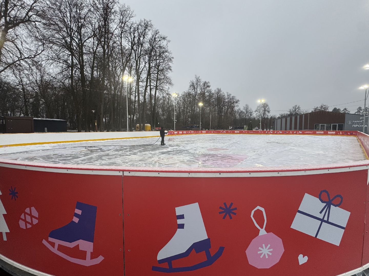 Сергиев Посад, скитские пруды, начало зимнего сезона,