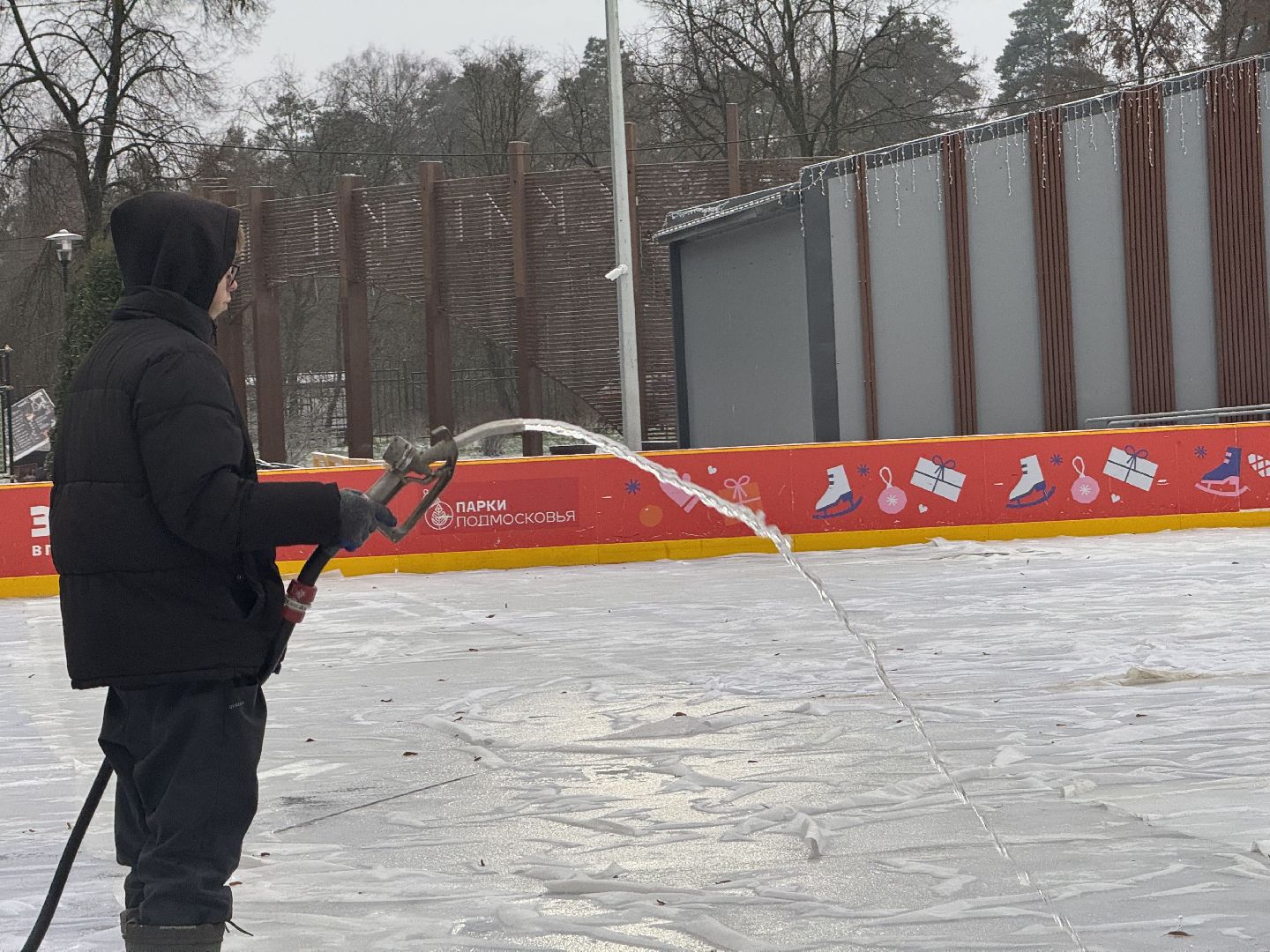 Сергиев Посад, скитские пруды, начало зимнего сезона,