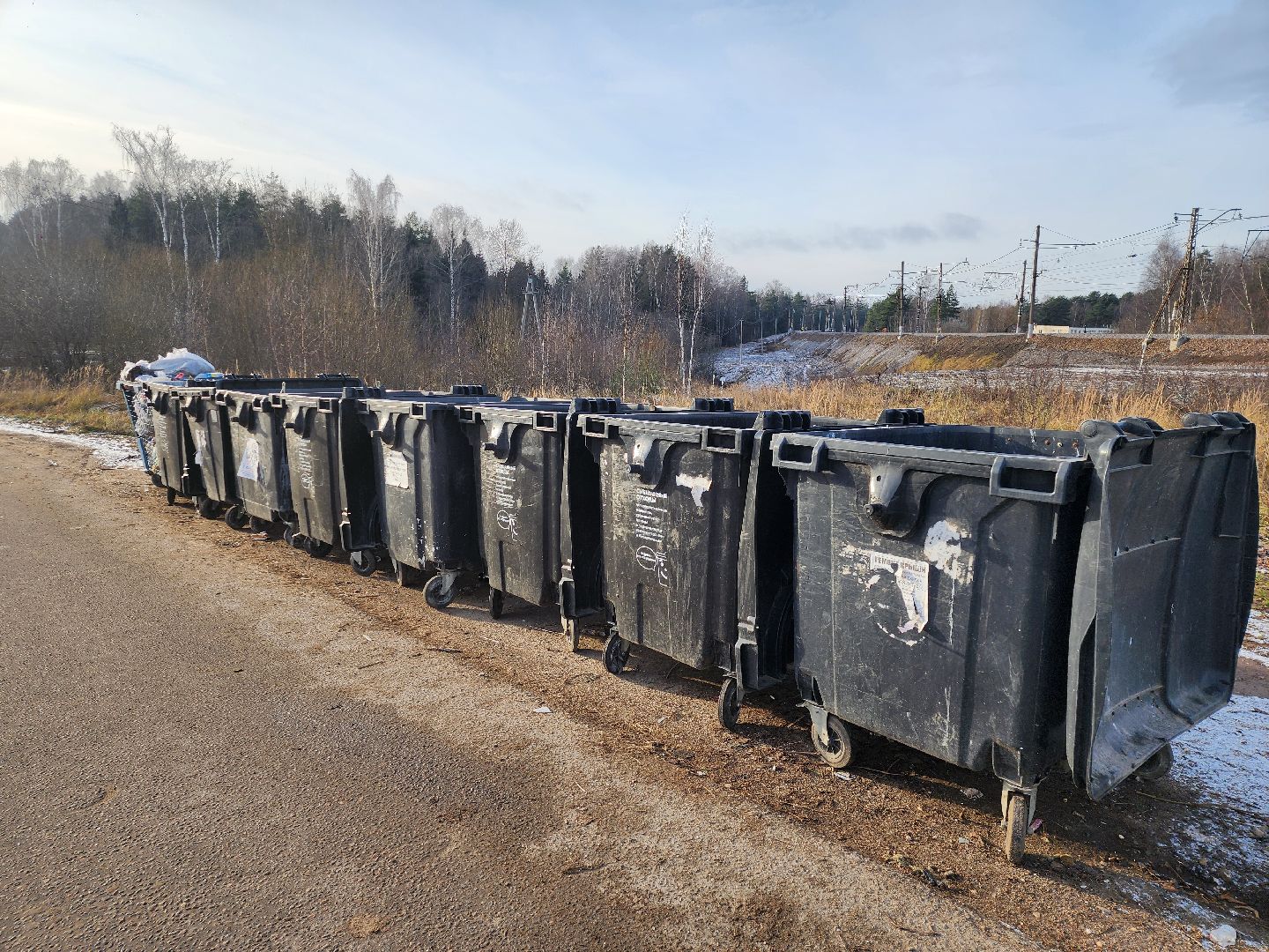 истра, манихино, контейнерные площадки,