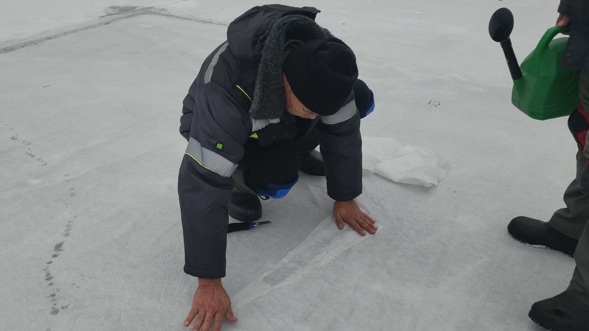 люберцы, наташинский парк, установка елки, заливка катка,