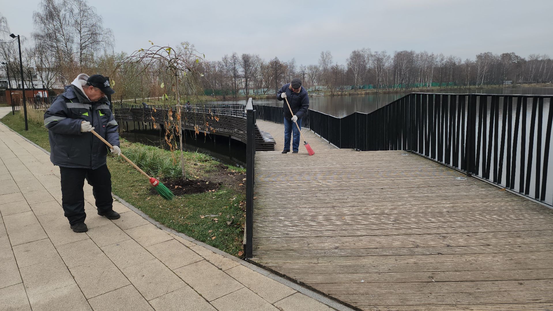 люберцы, малаховское озеро, подготовка к зиме,
