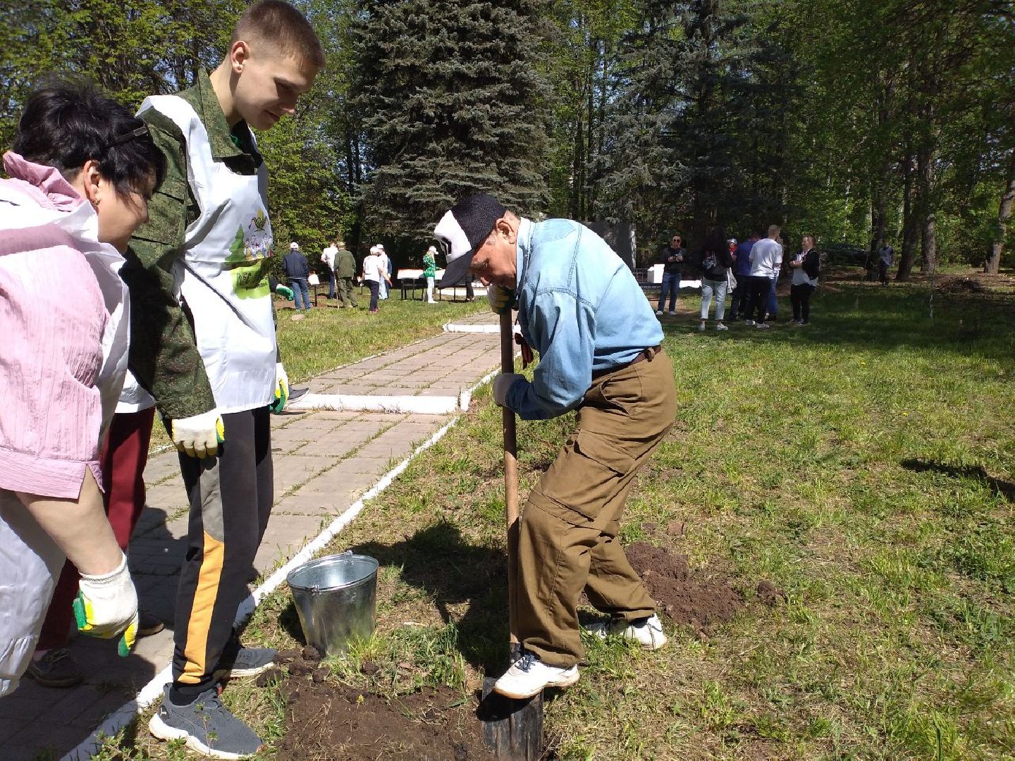 акция, Лес Победы, памятник, память, люди, Лосино-Петровский,