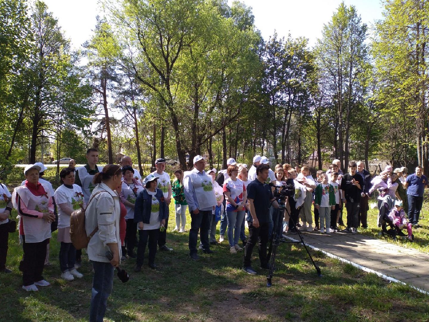 акция, Лес Победы, памятник, память, люди, Лосино-Петровский,