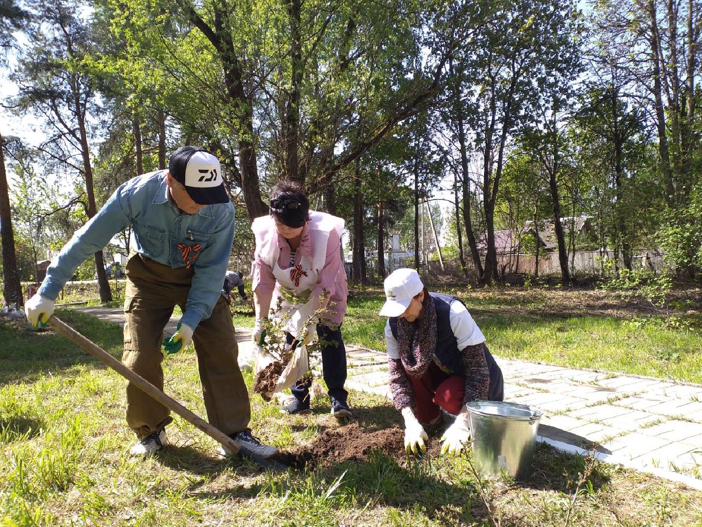 акция, Лес Победы, памятник, память, люди, Лосино-Петровский,