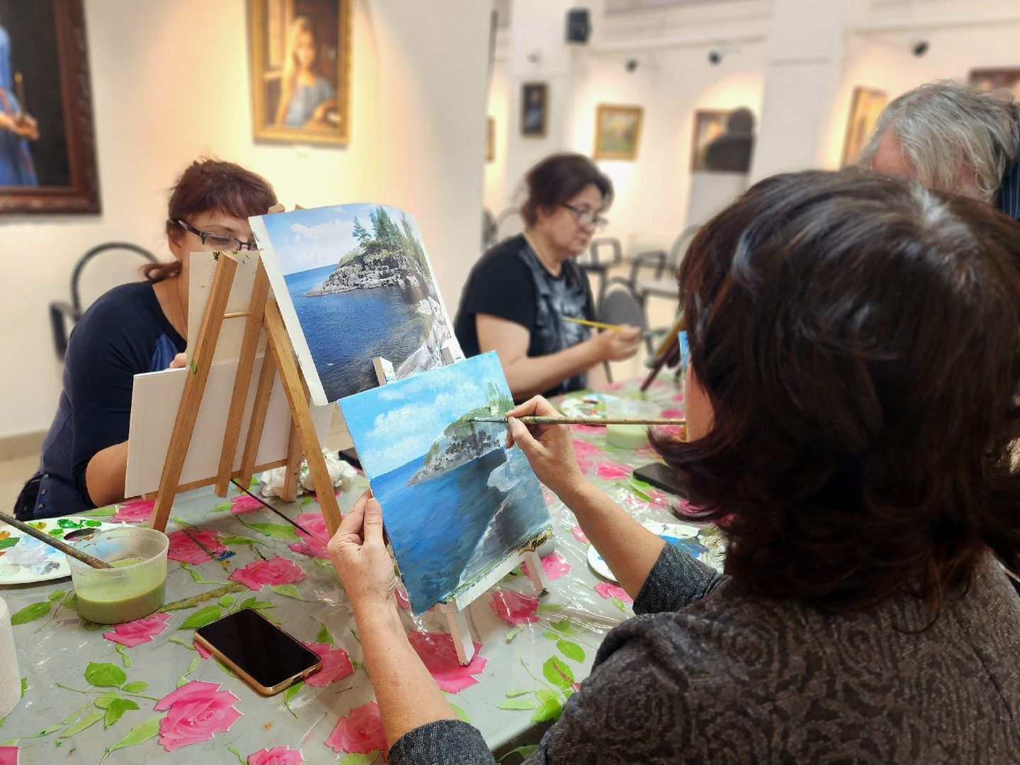 мастер-класс, художник, выставка, живопись,