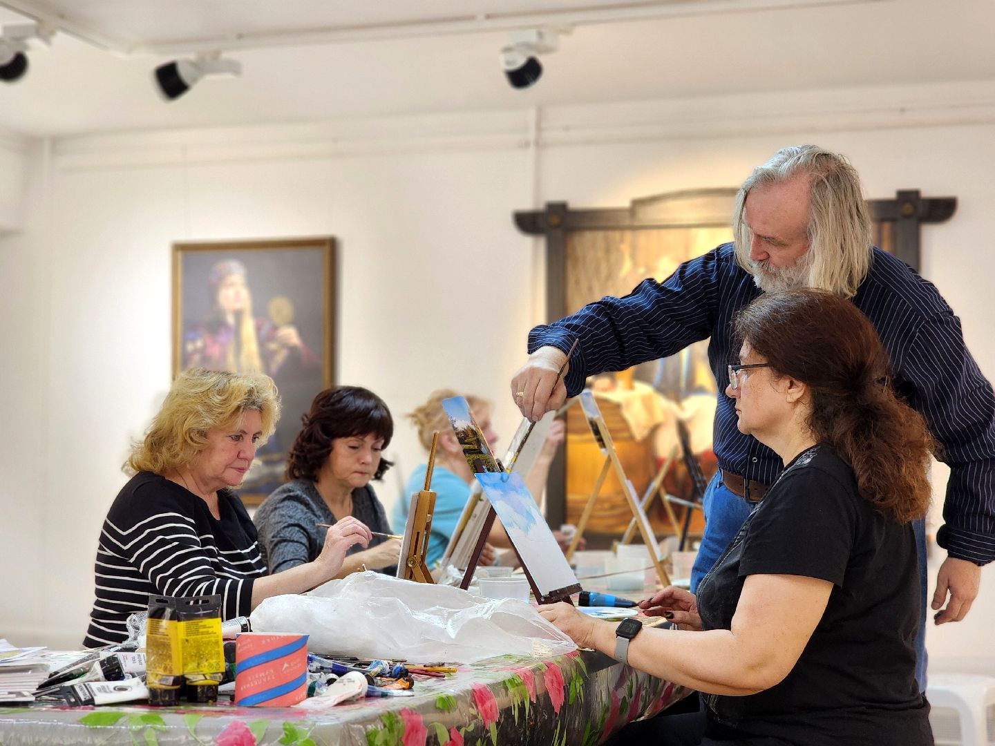 мастер-класс, художник, выставка, живопись,