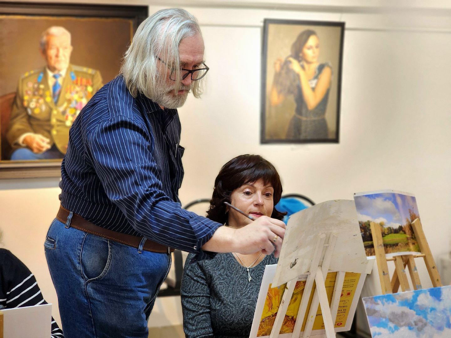 мастер-класс, художник, выставка, живопись,