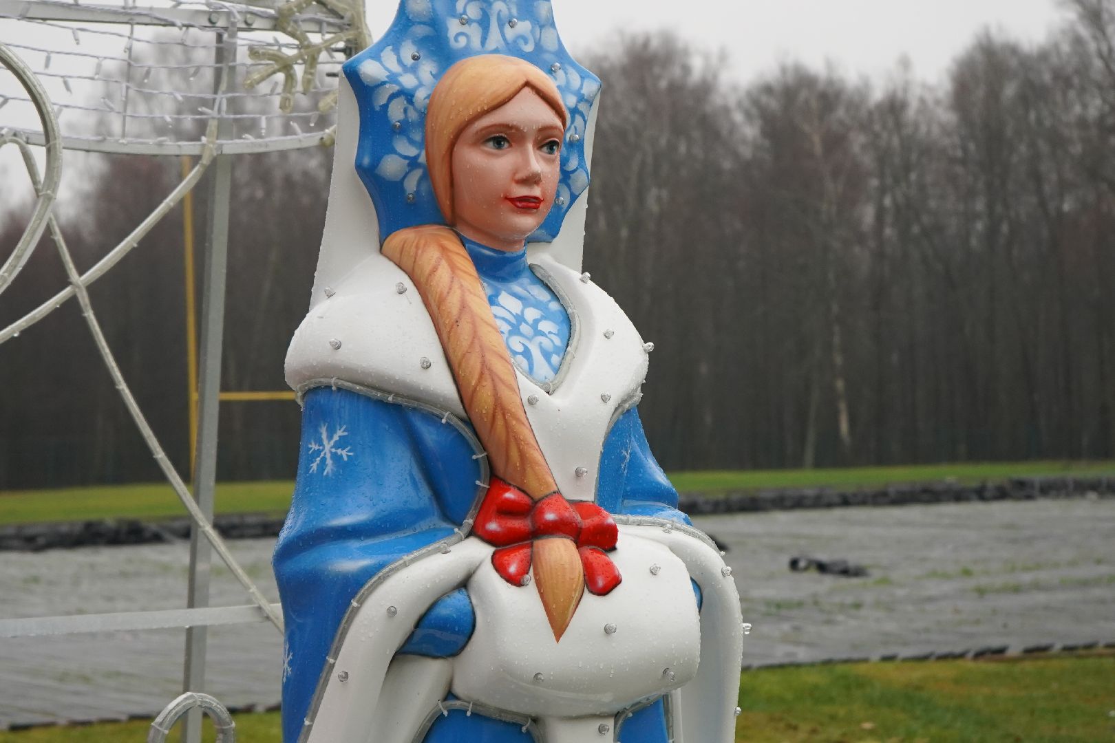 ступино, парк островского, новый год, ёлка,