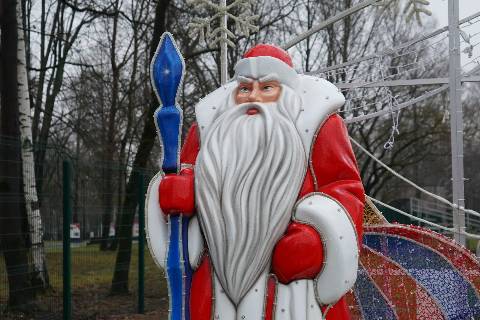 ступино, парк островского, новый год, ёлка,