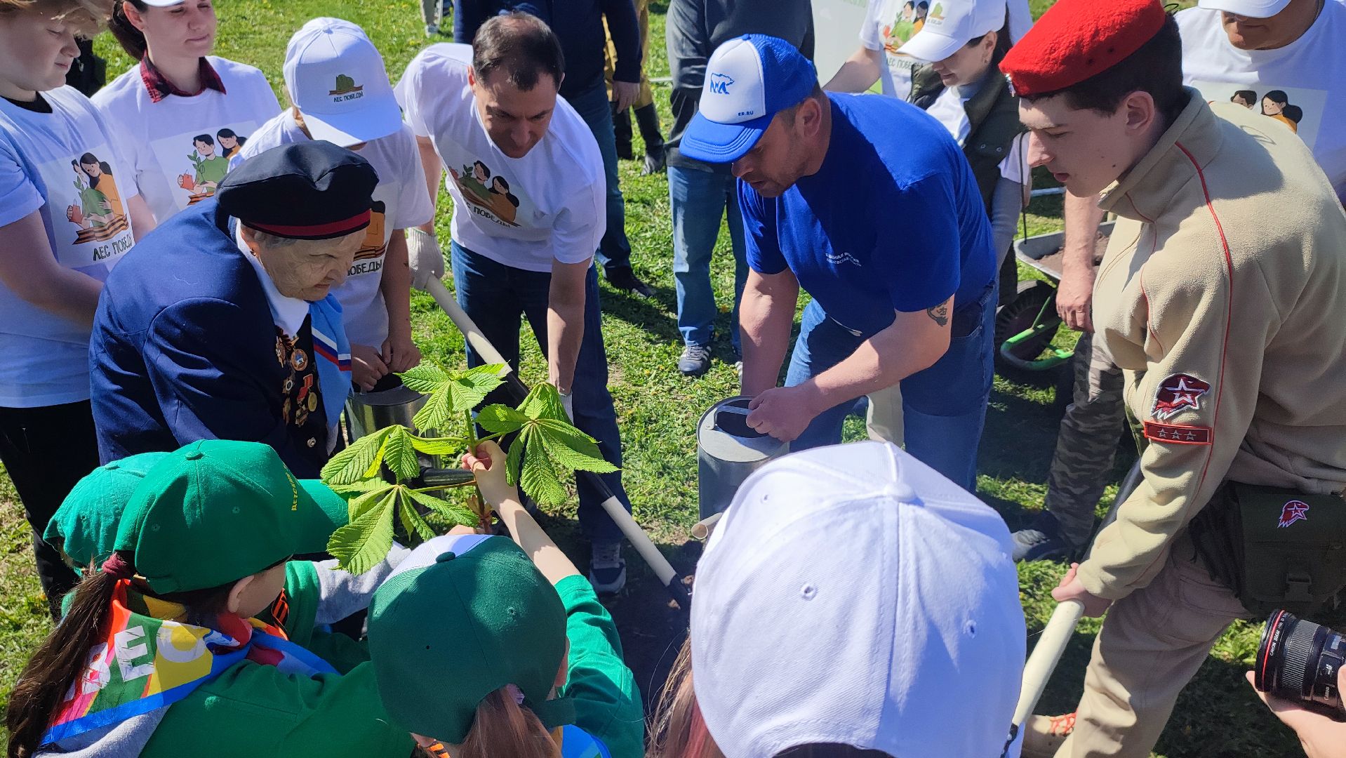 Кашира, лес победы, сад памяти, экология, акция, 9 мая