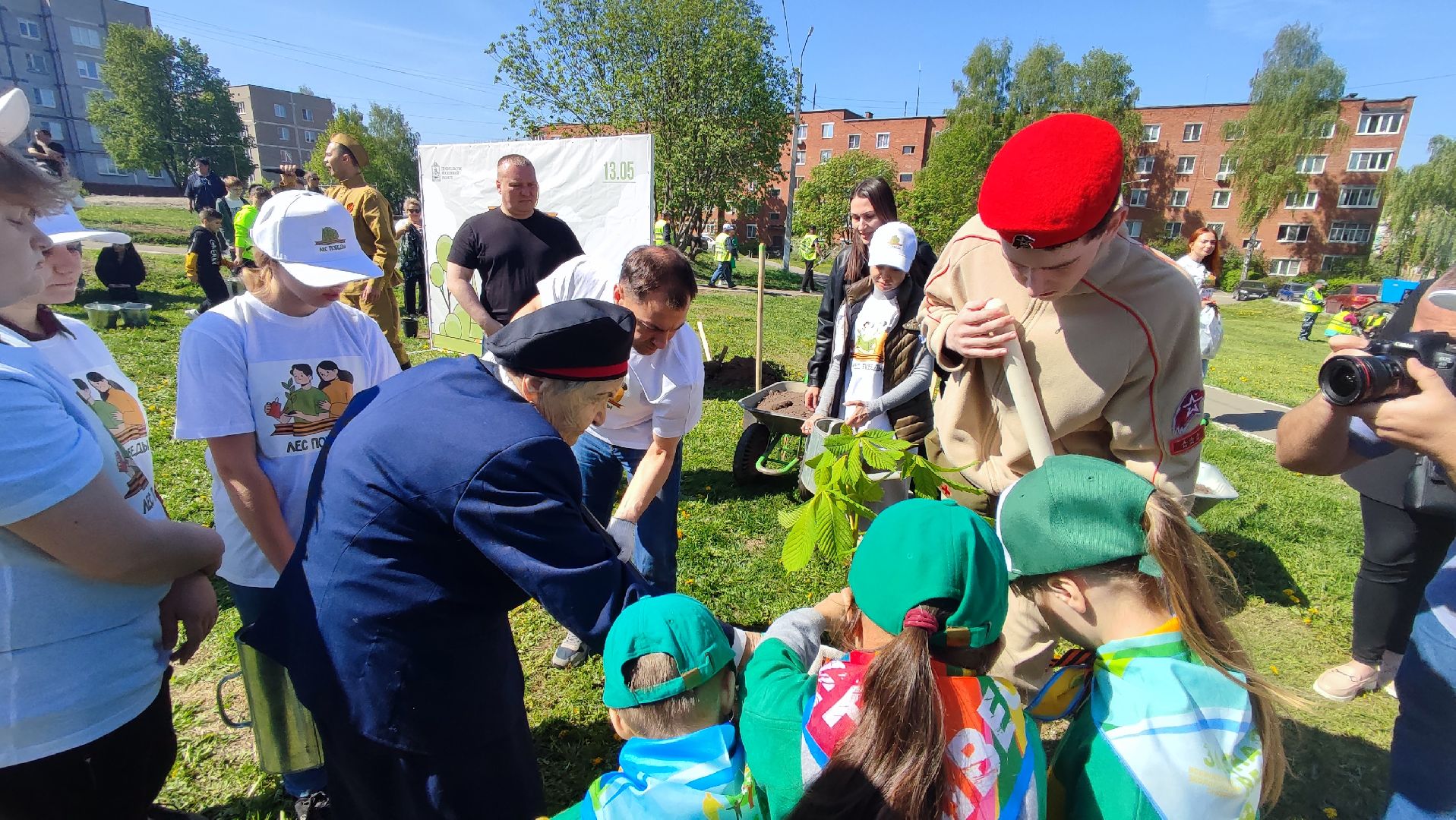 Кашира, лес победы, сад памяти, экология, акция, 9 мая