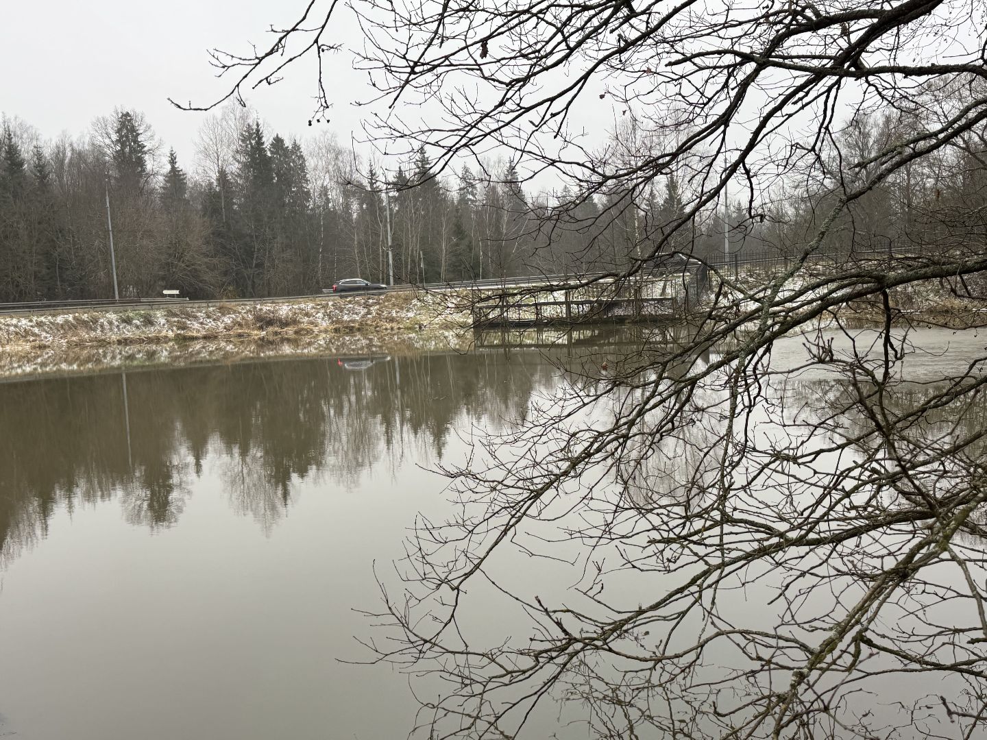 сергиево-посадский городской окру, Абрамцево ,Нижний пруд,