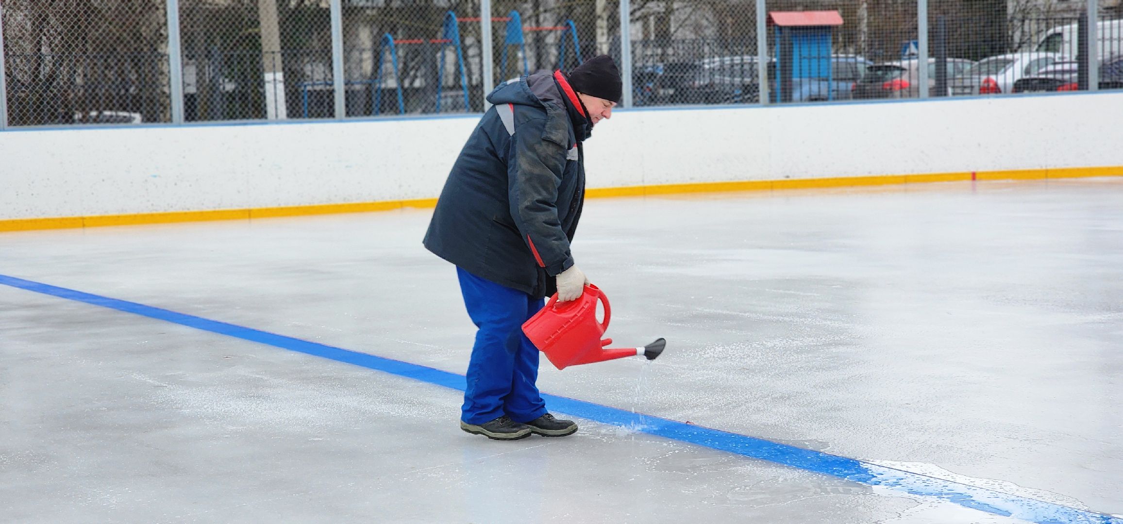 Химки, катки, Зима в Подмосковье,