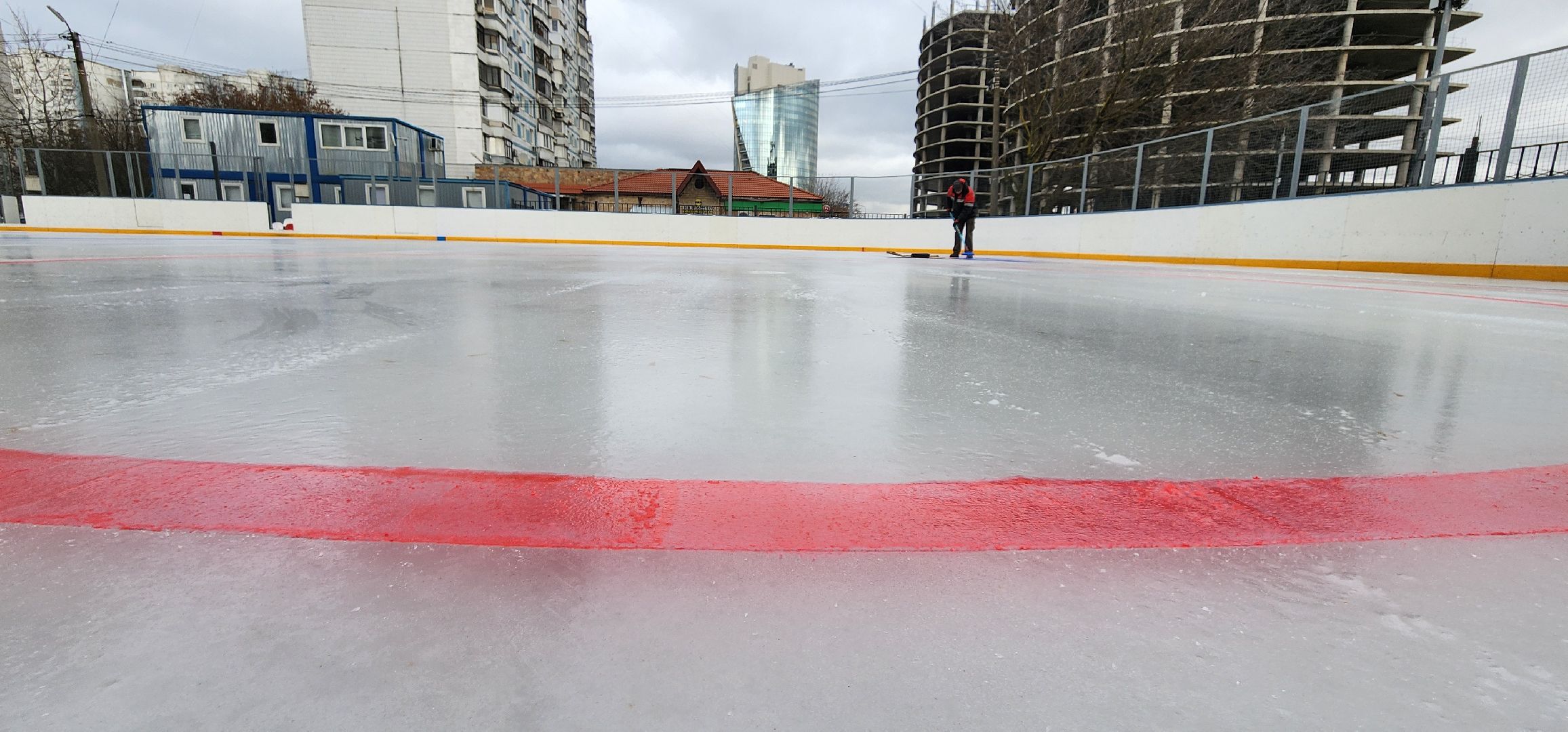 Химки, катки, Зима в Подмосковье,