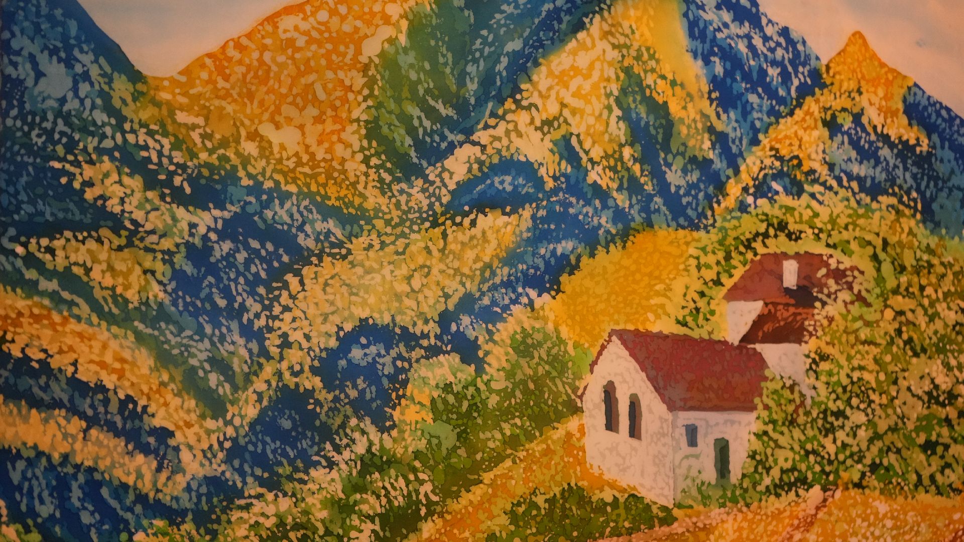 выставка, батик, народный коллектив ,