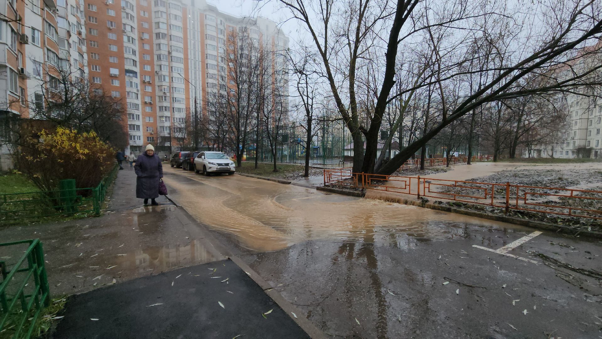красногорск, авария водопровод,