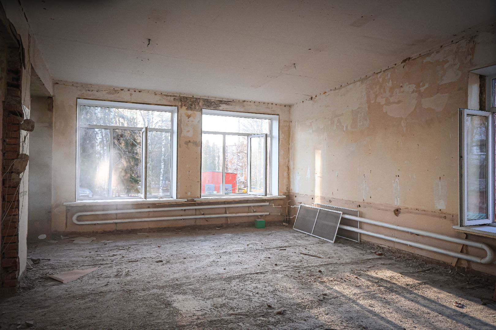 клин, строительство, капремонт детского сада, подмосковье,