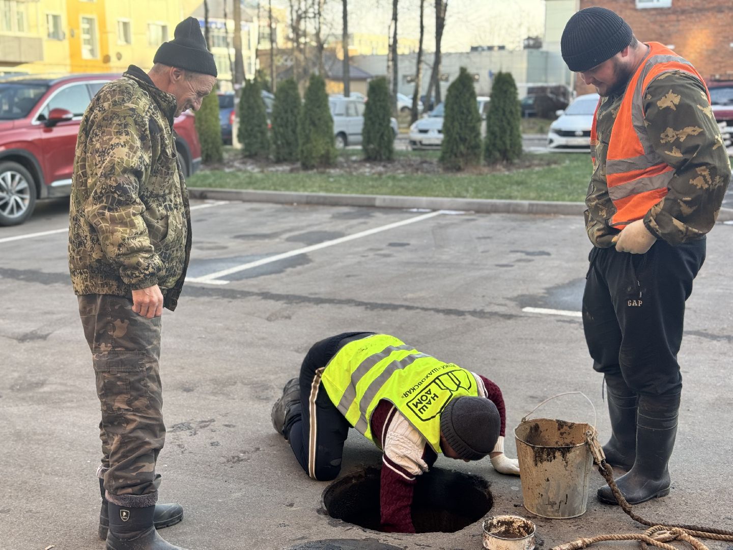 шаховская, канализационная система, канализационные колодцы,
