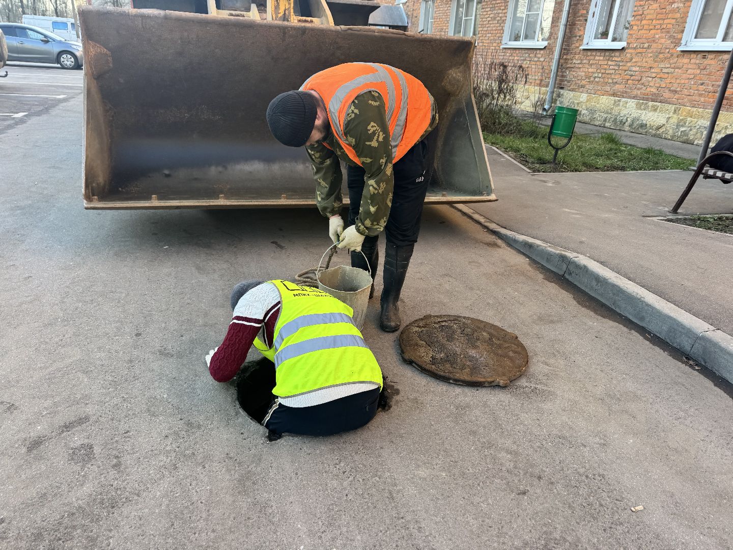 шаховская, канализационная система, канализационные колодцы,