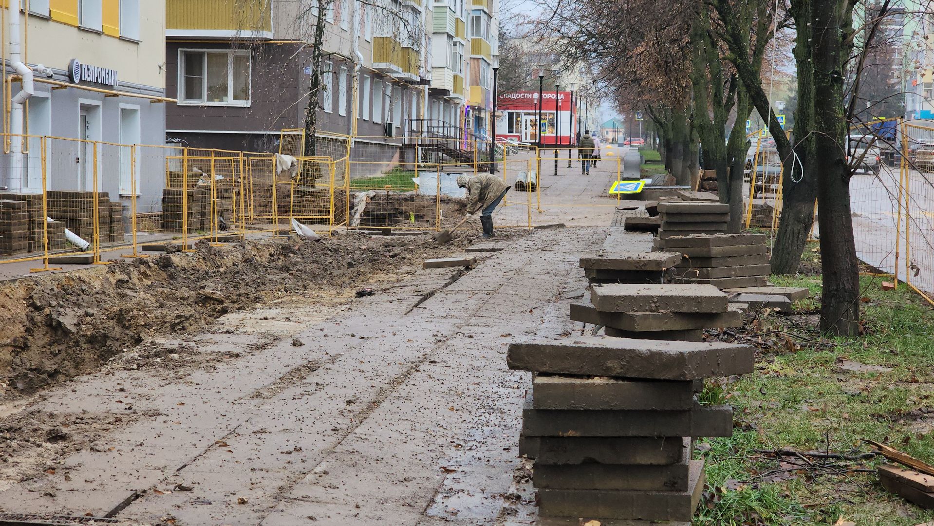 кашира, благоустройство, ремонт тепловых сетей, земляные работы, территориальный отдел,