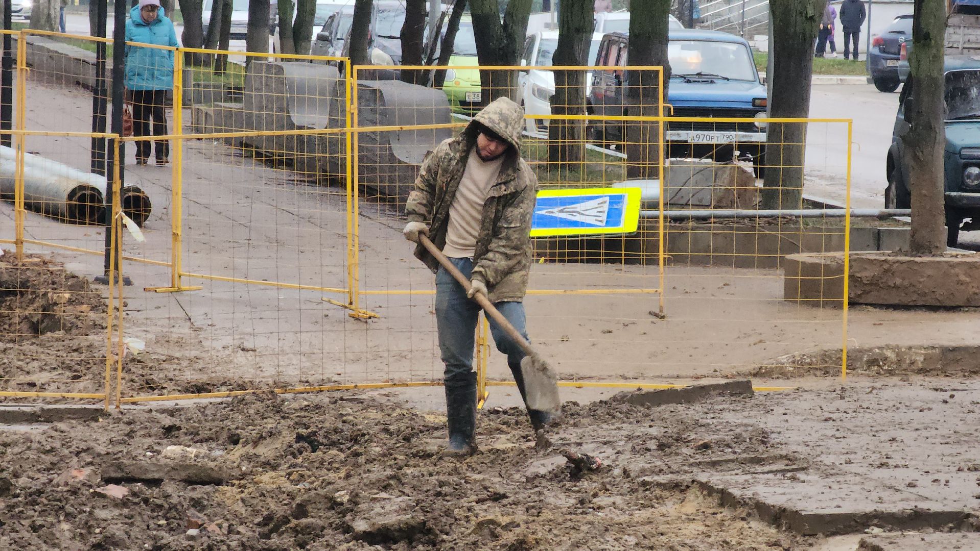 кашира, благоустройство, ремонт тепловых сетей, земляные работы, территориальный отдел,
