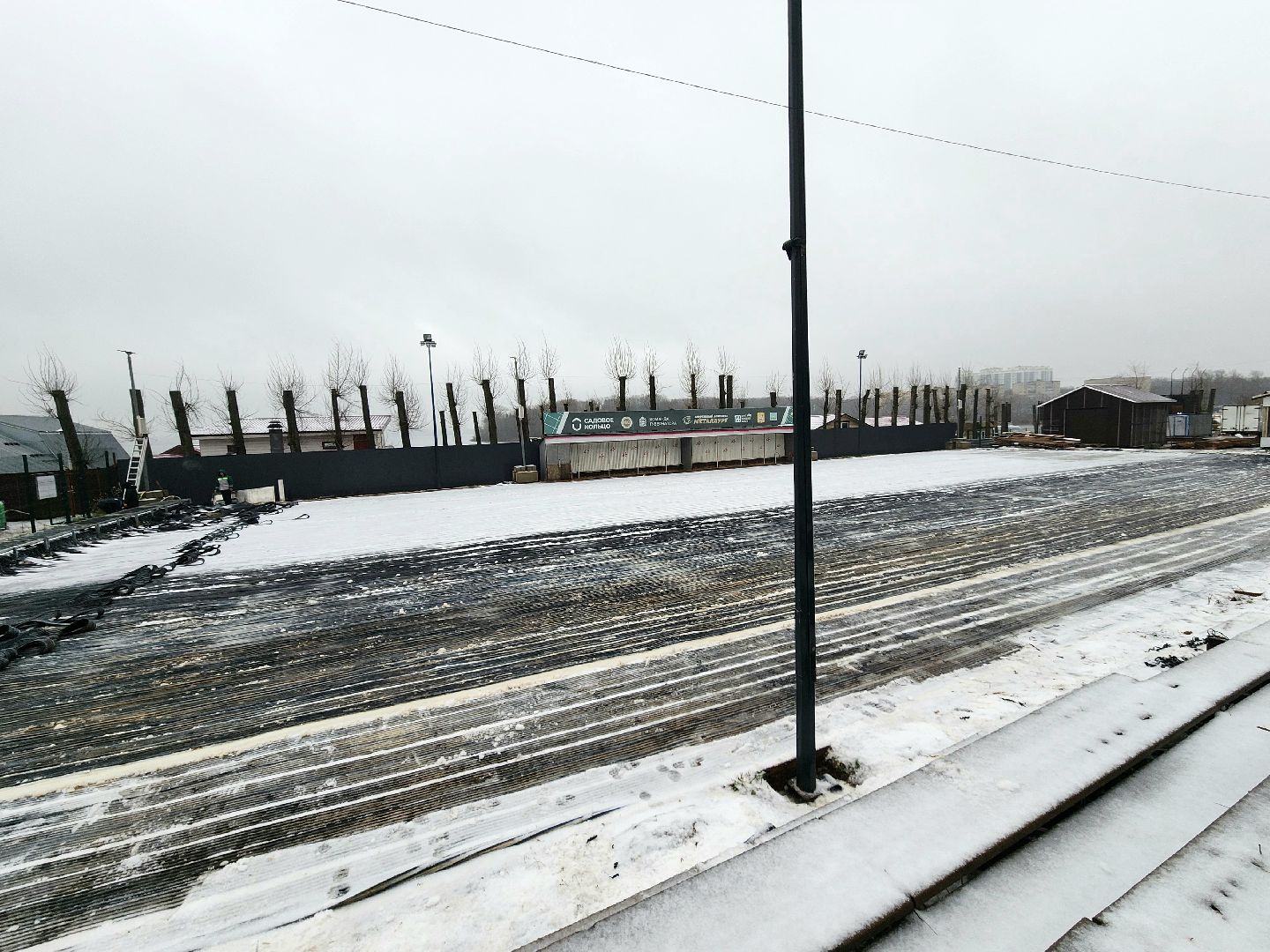 солнечногорск, каток, зима, жители , лед,