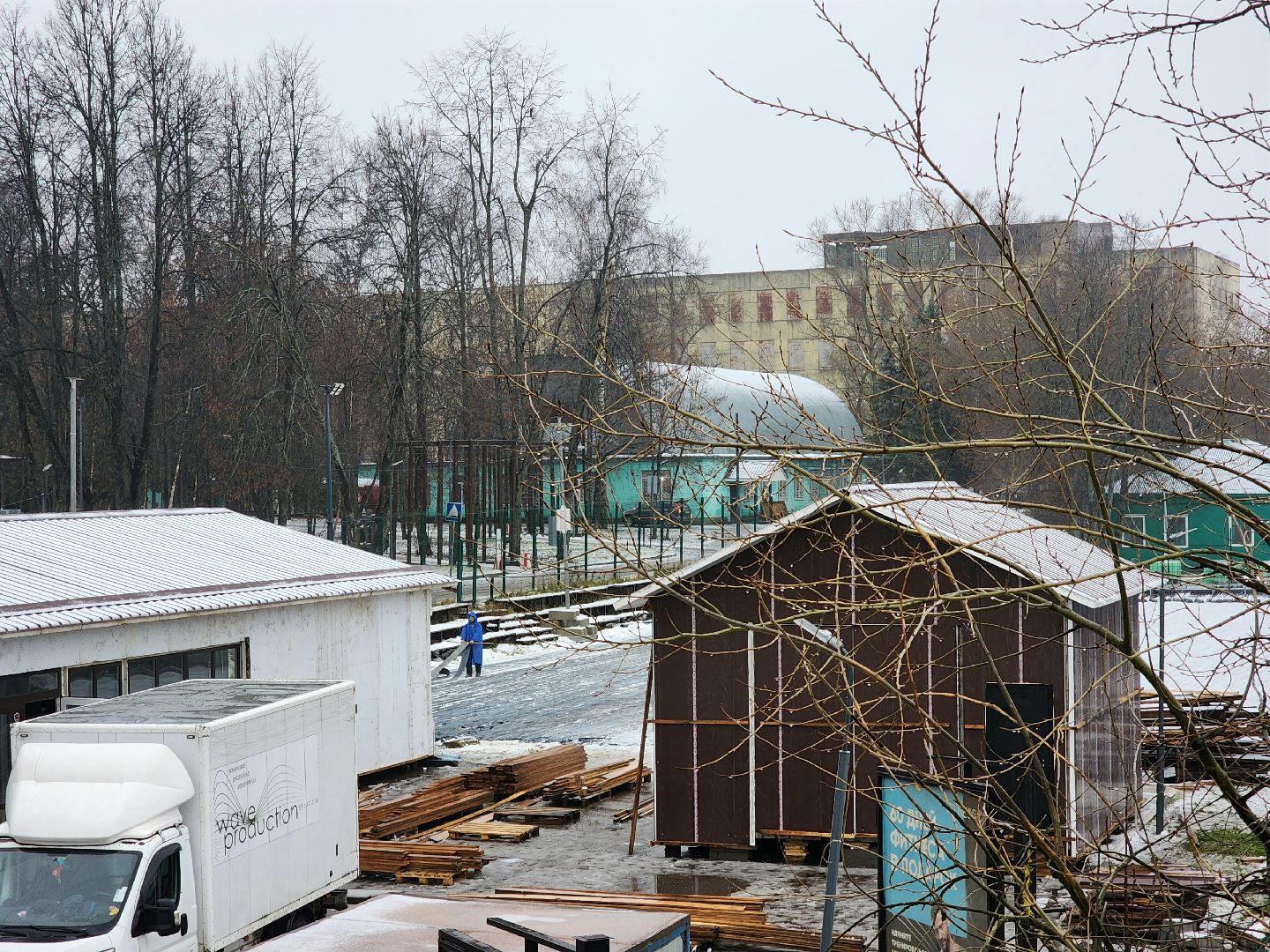 солнечногорск, каток, зима, жители , лед,